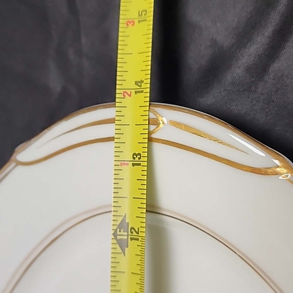 Noritake Neville Gold Trim China Platter - Picture 10 of 12